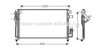 AVA QUALITY COOLING KA5061D Condenser, air conditioning